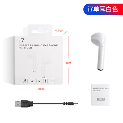 in-ear for I7 i7s tws Bluetooth Earphone Earbuds Headset wireless headphone With Mic For iphone xiaomi huawei with charging box