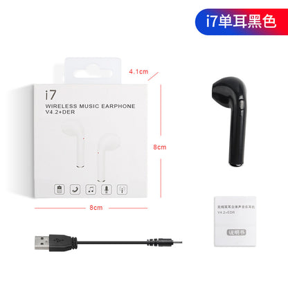 in-ear for I7 i7s tws Bluetooth Earphone Earbuds Headset wireless headphone With Mic For iphone xiaomi huawei with charging box