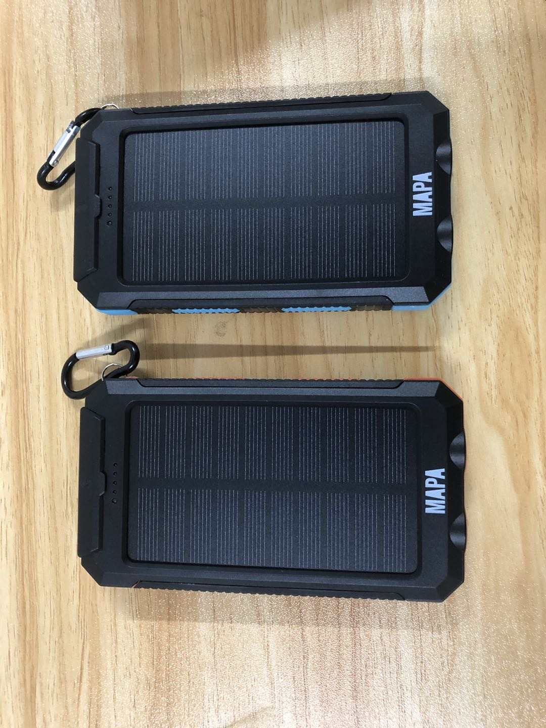 Waterproof 20,000mAh Solar Power Bank: Fast Charging, Portable LED Charger.