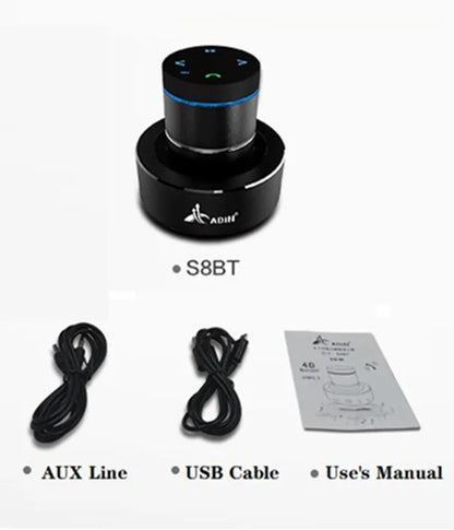 Adin 26w Metal Vibration Bluetooth Speaker Resonance Touch Stereo Bass MAPA Adin 26w Metal Vibration Bluetooth Speaker Resonance Touch Stereo Bass MAPA