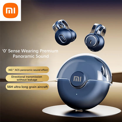 Xiaomi Sleep Wireless Bluetooth Earphones Earclip TWS Bone Conduction Noise Reduction Headphones 360°Sound Sport Earbuds Headset