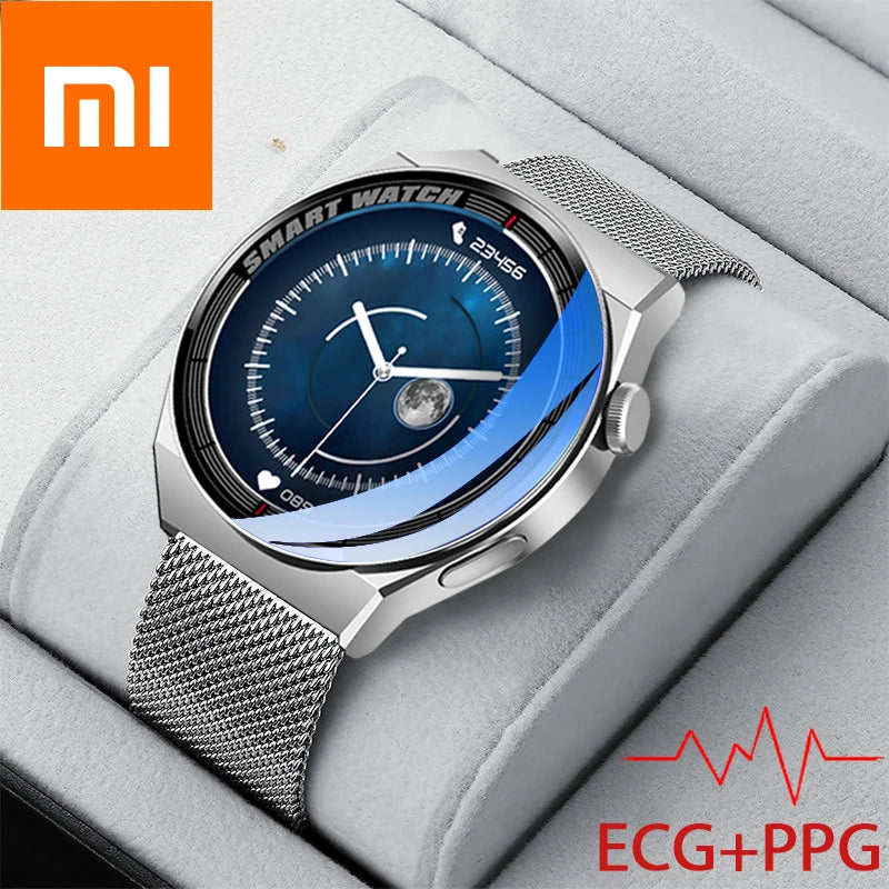 Xiaomi For Huawei Watch GT3 Pro AMOLED Smart Watch Men Custom Dial Answer Call Sport Fitness Tracker Men Waterproof Smartwatch