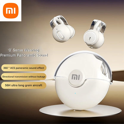 Xiaomi Sleep Wireless Bluetooth Earphones Earclip TWS Bone Conduction Noise Reduction Headphones 360°Sound Sport Earbuds Headset