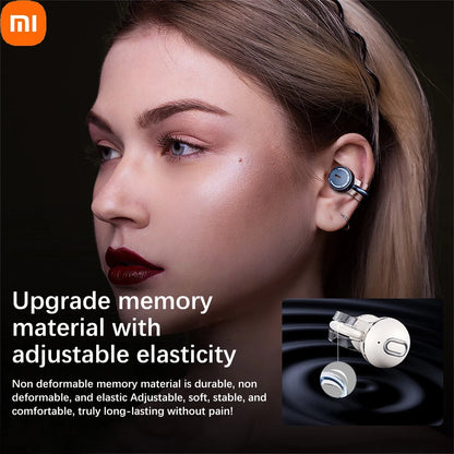 Xiaomi Sleep Wireless Bluetooth Earphones Earclip TWS Bone Conduction Noise Reduction Headphones 360°Sound Sport Earbuds Headset