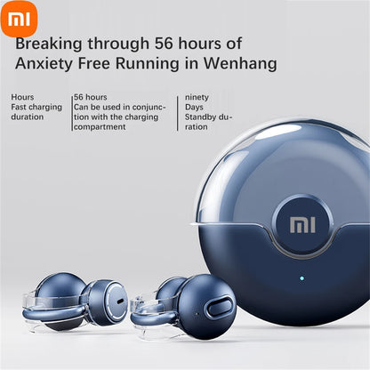 Xiaomi Sleep Wireless Bluetooth Earphones Earclip TWS Bone Conduction Noise Reduction Headphones 360°Sound Sport Earbuds Headset