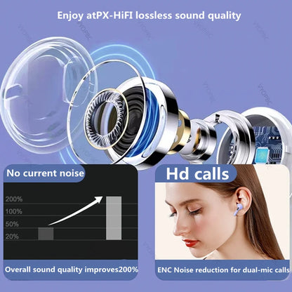 Original Air Pro 6 TWS Wireless Bluetooth Earphones Mini Pods Earbuds Earpods Headset For Xiaomi Android Apple iPhone Headphones