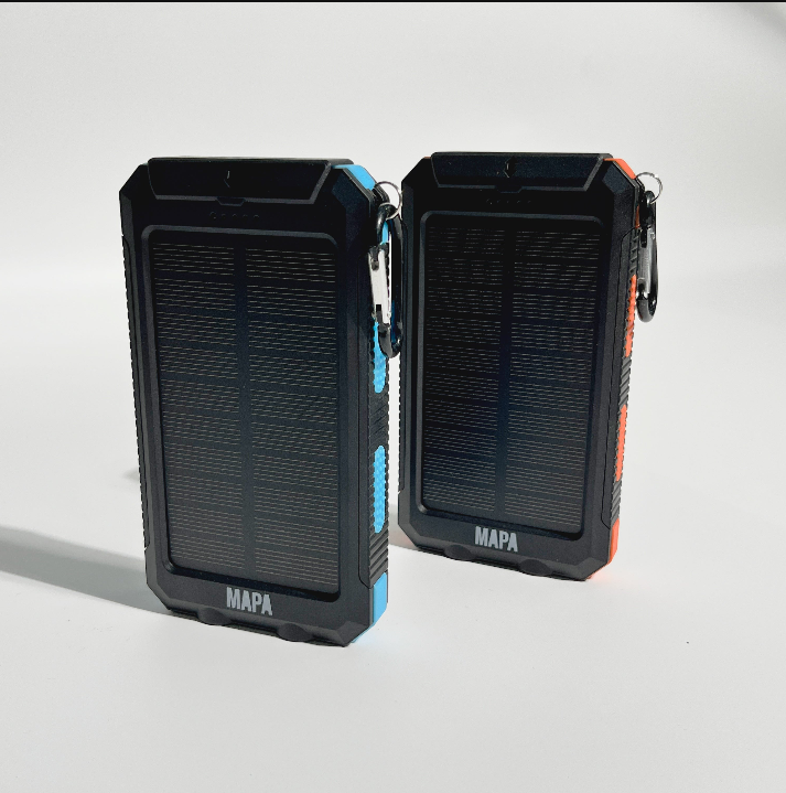 Waterproof 20000mAh Solar Power Bank: Fast Charging, Portable LED Travel Charger, power bank for iphone 14 for Android , xiaomi and more