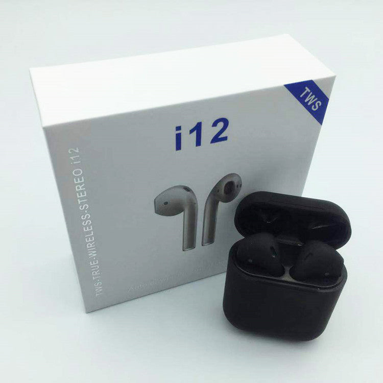 High-Performance I12 TWS Bluetooth 5.0 Headset: Touch Controls, Ideal for Sports.