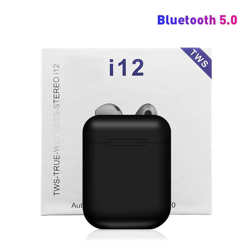 Original i12 TWS Bluetooth 5.0 Earphones: Sports, Touch, Portable Earbuds.