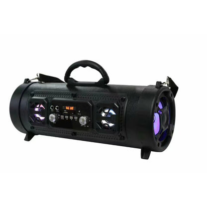 M17 Outdoor Portable Barrel Bluetooth Speaker: 15W subwoofer, wireless, perfect for square dance