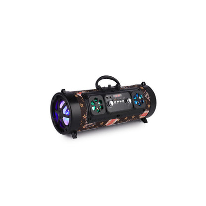 M17 Outdoor Portable Barrel Bluetooth Speaker: 15W subwoofer, wireless, perfect for square dance