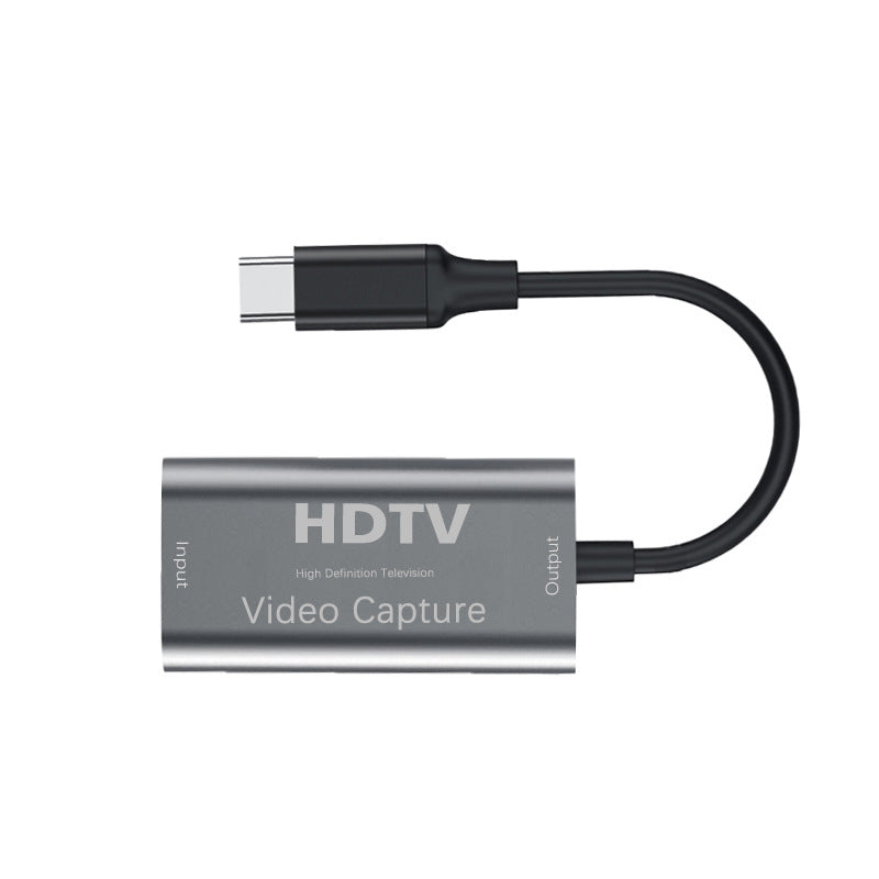 Type-C Video Capture Card: 4K HD, Game Live Broadcast, Mobile.