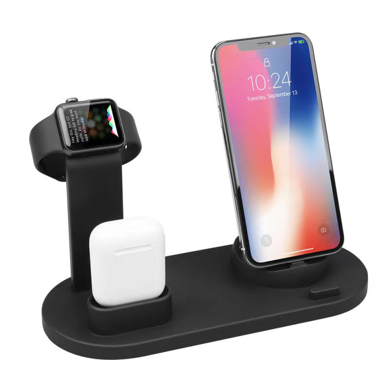 15W 3-in-1 Wireless Charger: Android, Huawei, iWatch, Universal Headset.